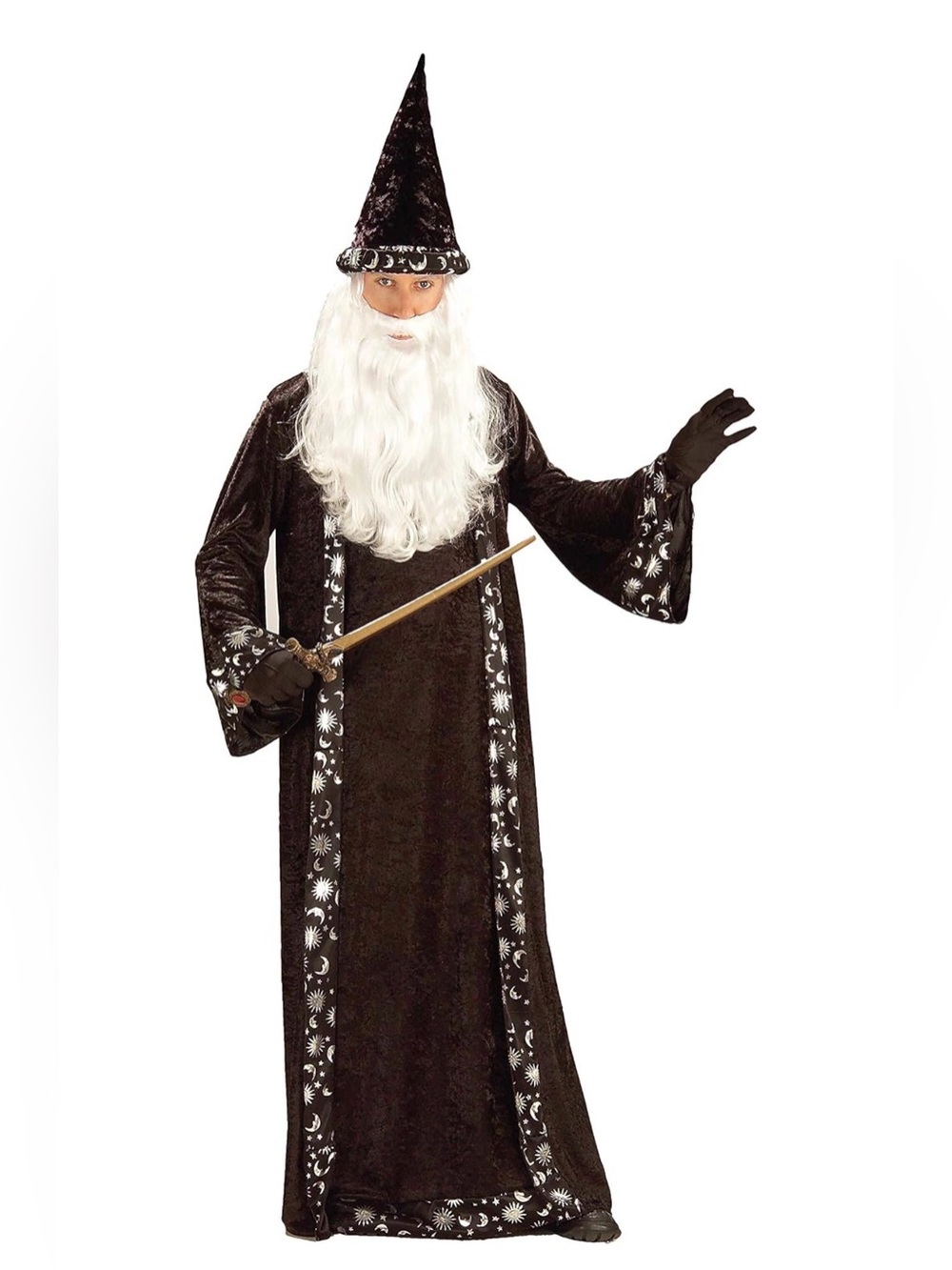 Forum Novelties Men's Mr. Wizard Costume Robe and Hat One Size